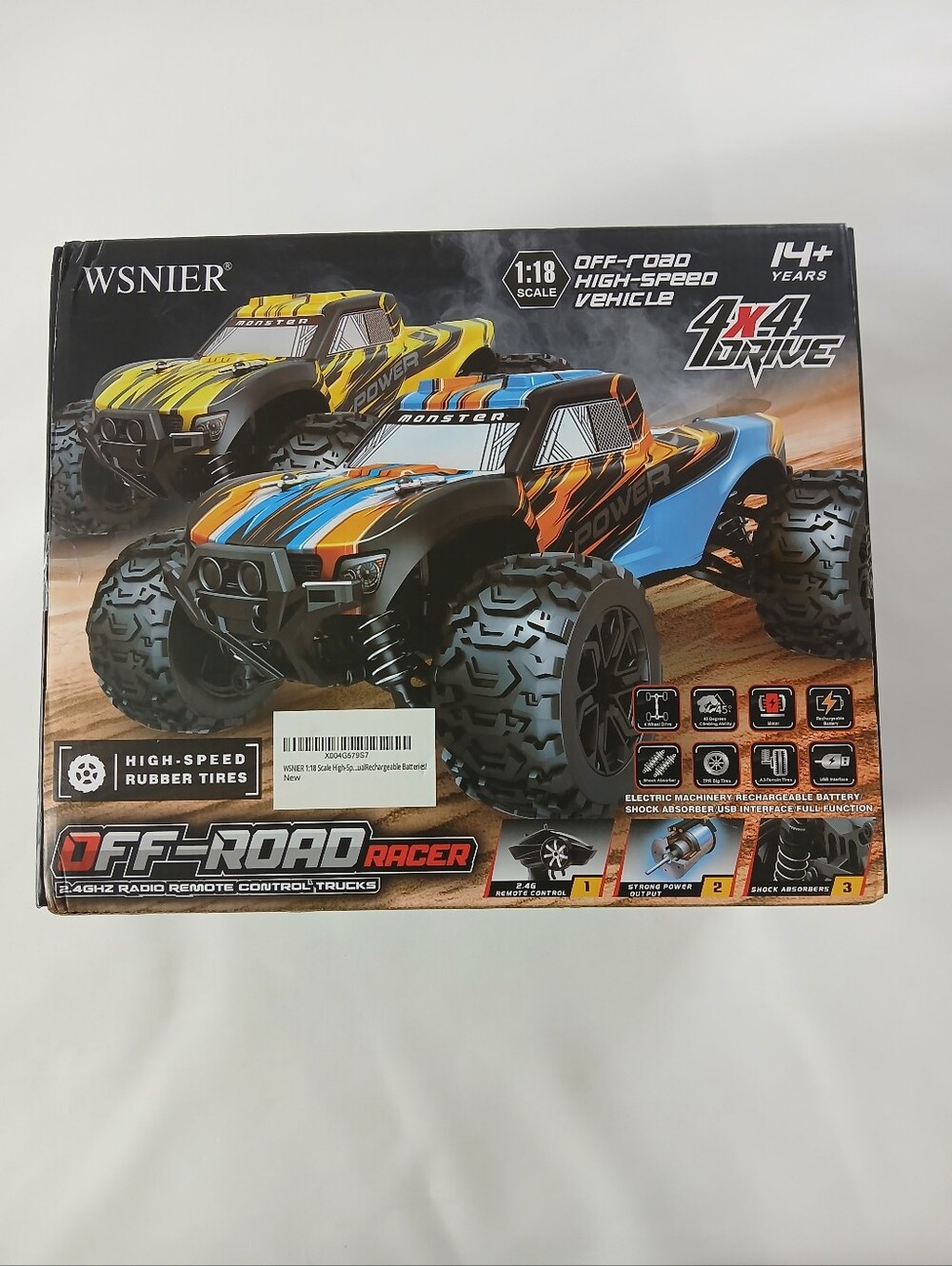 New 1:18 Scale Off-road Remote Control Vehicle Truck